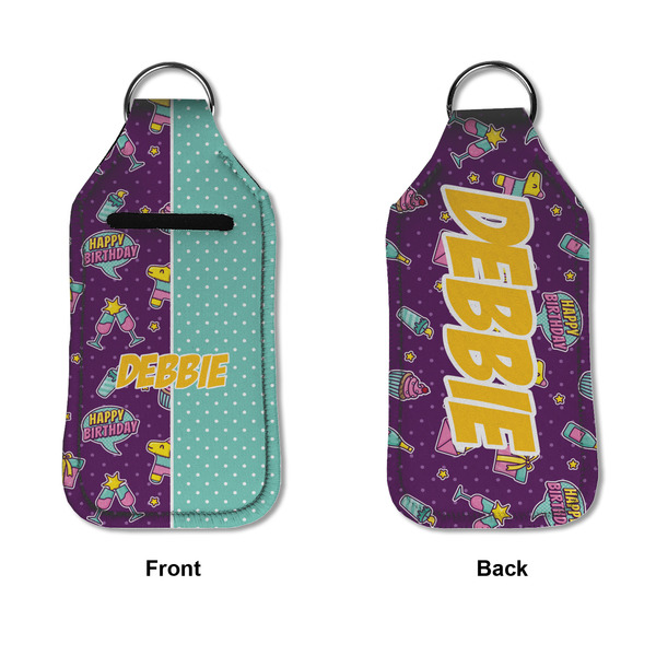 Pinata Birthday Sanitizer Holder Keychain - Large APPROVAL (Flat)