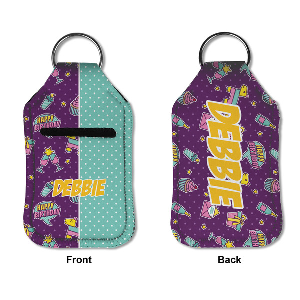 Pinata Birthday Sanitizer Holder Keychain - Small APPROVAL (Flat)