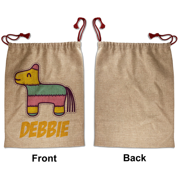 Pinata Birthday Santa Bag - Approval - Front