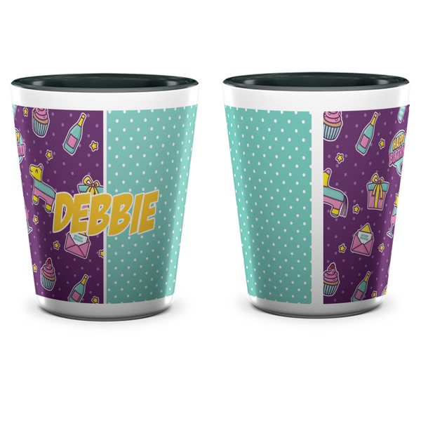 Pinata Birthday Shot Glass - Two Tone - APPROVAL