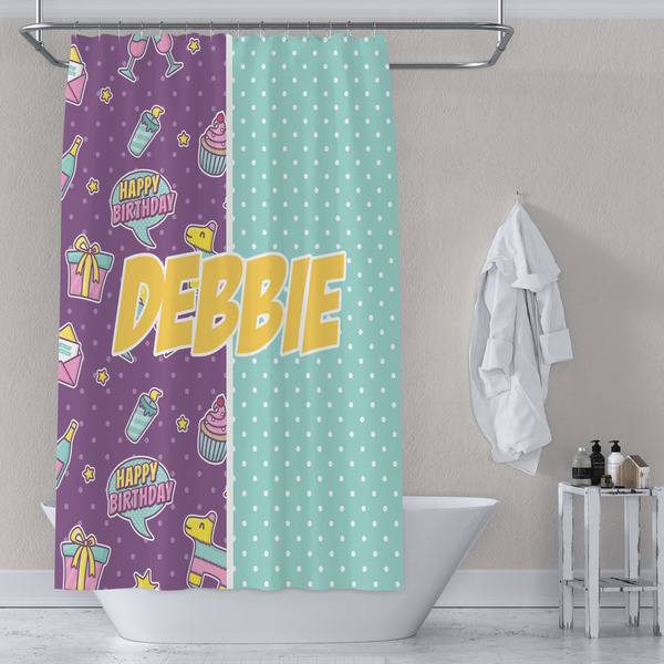 Pinata Birthday Shower Curtain Lifestyle