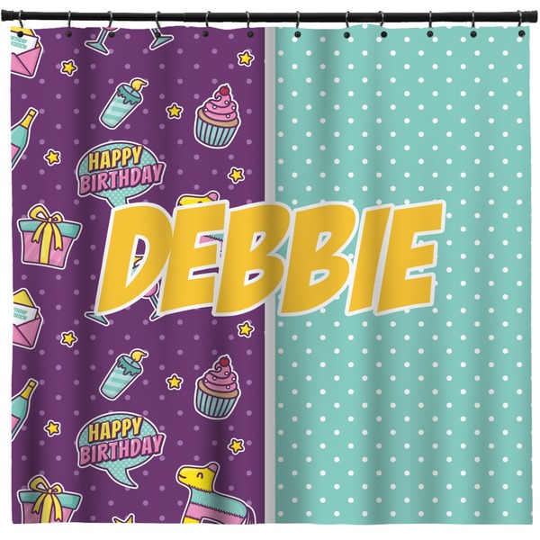 Custom Pinata Birthday Shower Curtain - Custom Size (Personalized)