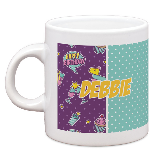 Custom Pinata Birthday Espresso Cup (Personalized)