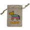 Pinata Birthday Small Burlap Gift Bag - Front (Personalized)