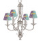 Pinata Birthday Small Chandelier Shade - LIFESTYLE (on chandelier)