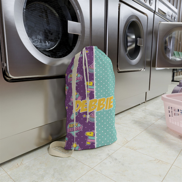 Pinata Birthday Small Landry Bag - In Context