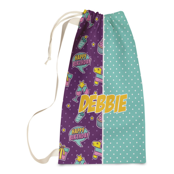 Custom Pinata Birthday Laundry Bags - Small (Personalized)