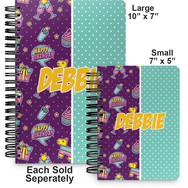 Pinata Birthday Spiral Journal - Comparison