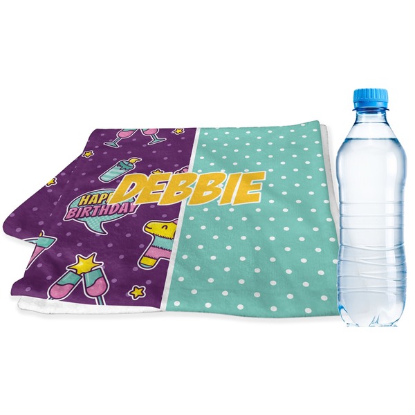 Custom Pinata Birthday Sports & Fitness Towel (Personalized)