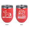 Pinata Birthday Stainless Wine Tumblers - Coral - Double Sided - Approval