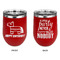 Pinata Birthday Stainless Wine Tumblers - Red - Double Sided - Approval