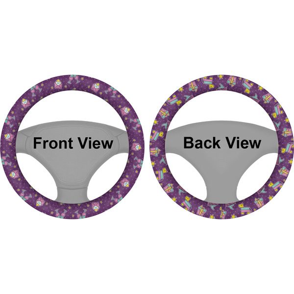 Pinata Birthday Steering Wheel Cover- Front and Back