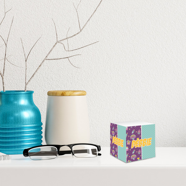 Pinata Birthday Sticky Note Cube - LIFESTYLE