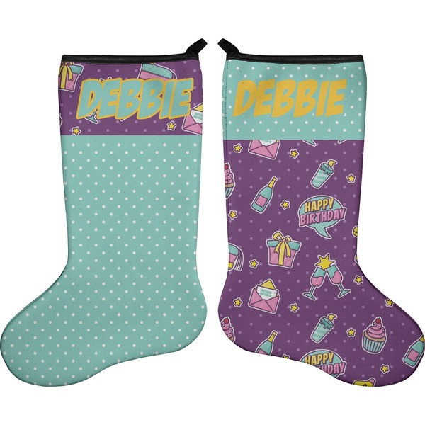 Pinata Birthday Stocking - Double-Sided - Approval