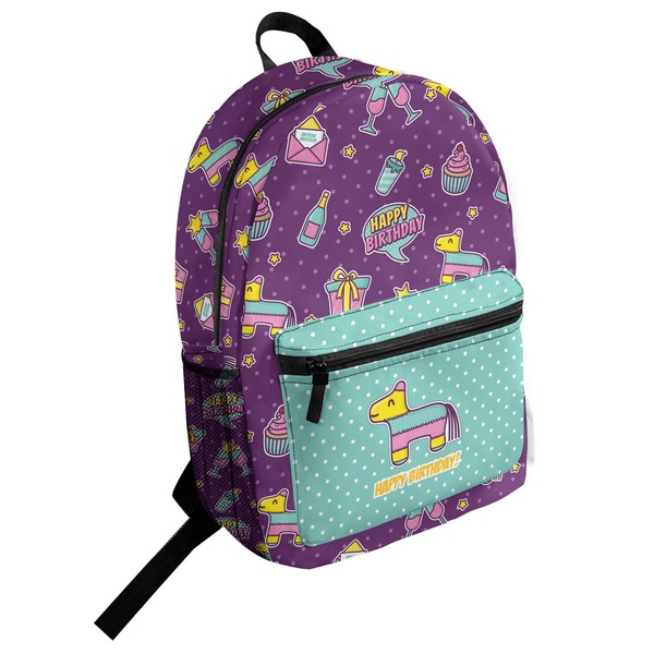 Custom Pinata Birthday Student Backpack (Personalized)