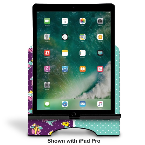 Pinata Birthday Stylized Tablet Stand - Front with ipad