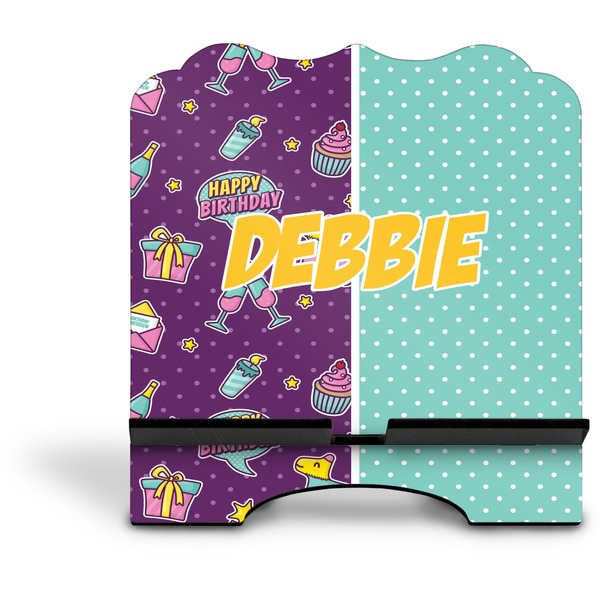 Pinata Birthday Stylized Tablet Stand - Front without iPad