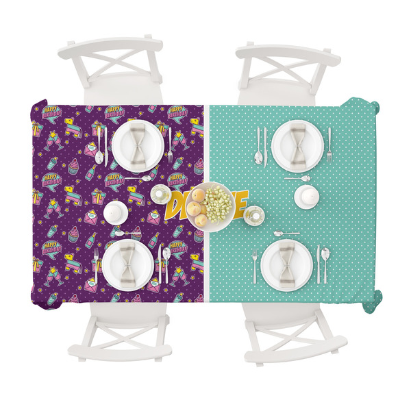 Pinata Birthday Tablecloths (58"x102") - TOP VIEW