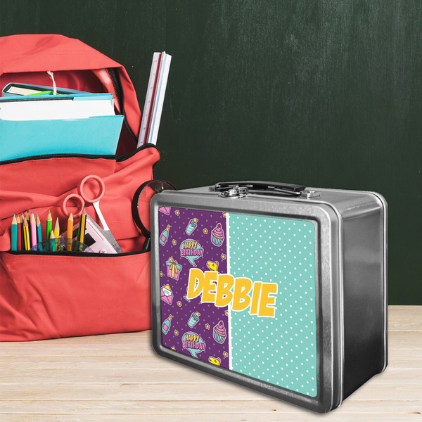 Pinata Birthday Tin Lunchbox - LIFESTYLE