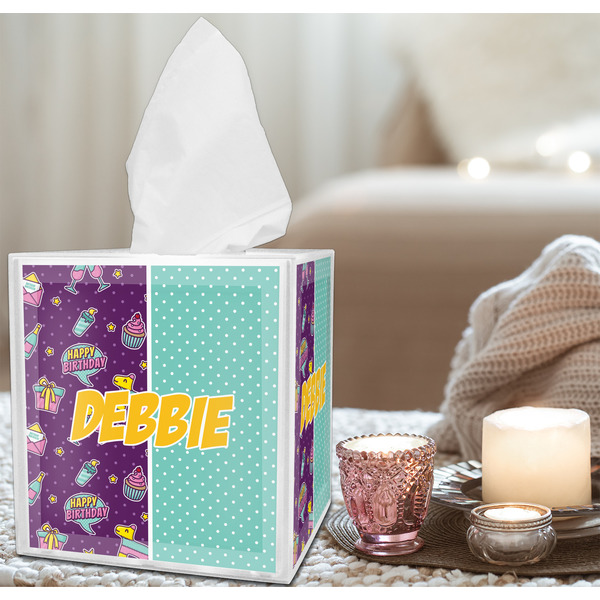 Pinata Birthday Tissue Box - LIFESTYLE