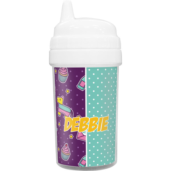 Custom Pinata Birthday Toddler Sippy Cup (Personalized)