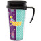 Pinata Birthday Travel Mug with Black Handle - Front