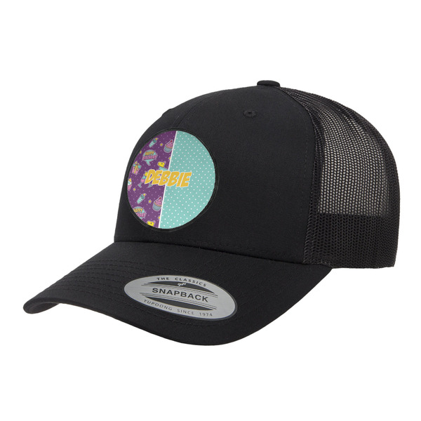 Custom Pinata Birthday Trucker Hat - Black (Personalized)