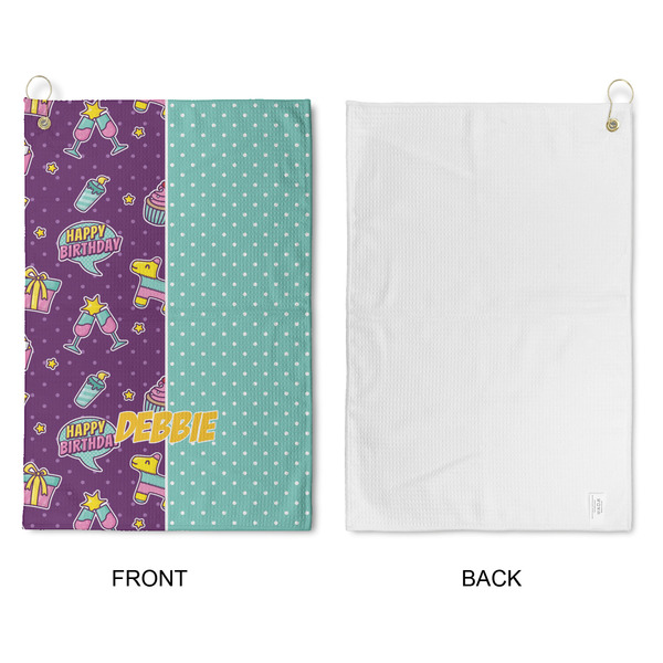 Pinata Birthday Waffle Weave Golf Towel - Approval