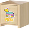Pinata Birthday Wall Graphic on Wooden Cabinet