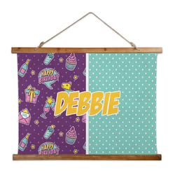 Pinata Birthday Wall Hanging Tapestry - Wide (Personalized)