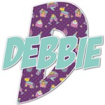 Pinata Birthday Name & Initial Decal - Custom Sized (Personalized)