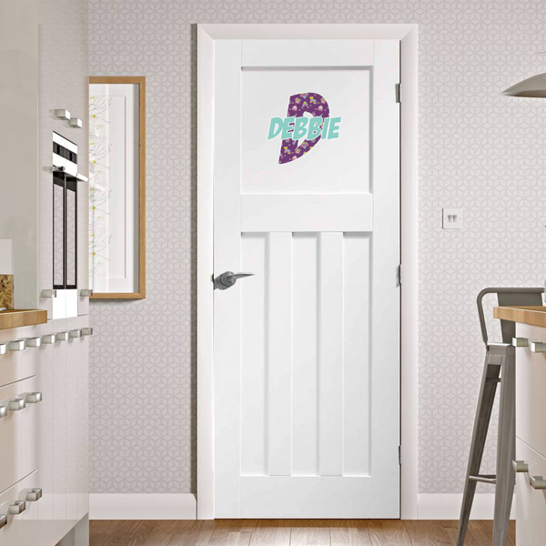 Pinata Birthday Wall Name & Initial Medium on Door