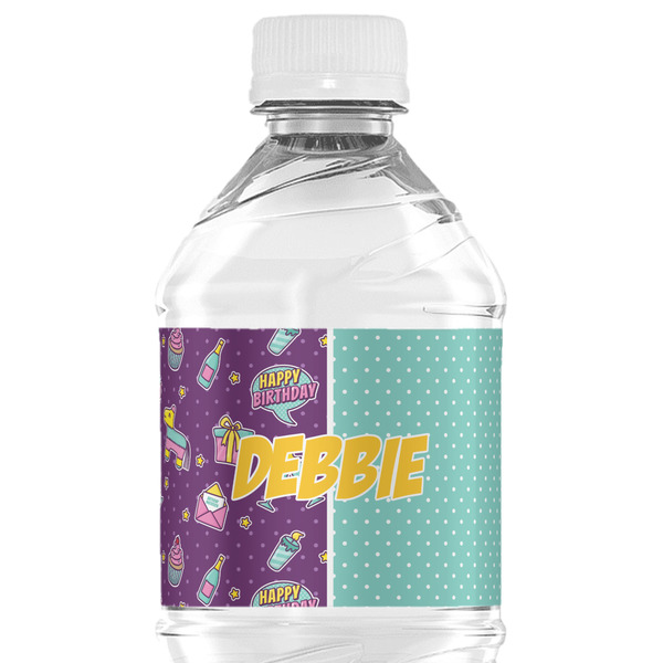 Custom Pinata Birthday Water Bottle Labels - Custom Sized (Personalized)