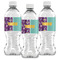 Pinata Birthday Water Bottle Labels - Front View