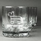 Pinata Birthday Whiskey Glasses Set of 4 - Engraved Front