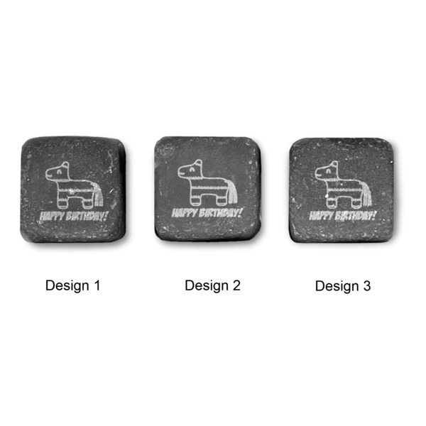 Pinata Birthday Whiskey Stones - Set of 3 - Approval