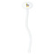 Pinata Birthday White Plastic 7" Stir Stick - Oval - Single Stick