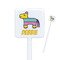 Pinata Birthday Square Plastic Stir Sticks (Personalized)