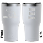 Pinata Birthday RTIC Tumbler - White - Engraved Front & Back (Personalized)