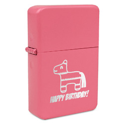 Pinata Birthday Windproof Lighter - Pink - Double Sided (Personalized)