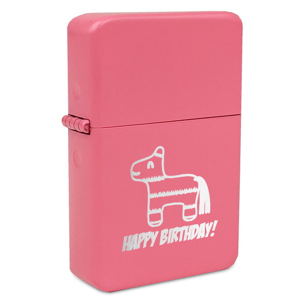 Pinata Birthday Windproof Lighters - Pink - Front/Main