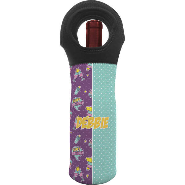 Custom Pinata Birthday Wine Tote Bag (Personalized)