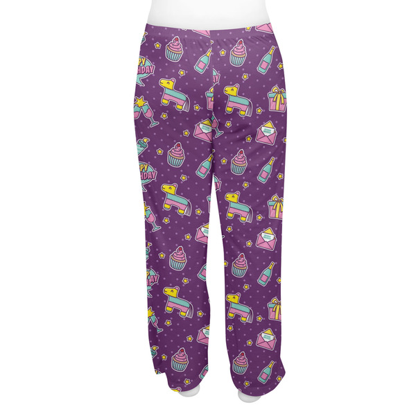 Pinata Birthday Women's Pj on model - Back