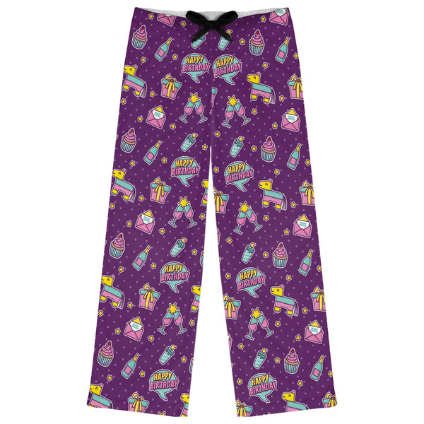 Custom Pinata Birthday Womens Pajama Pants - XS