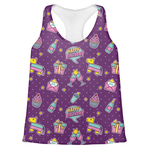 Custom Pinata Birthday Womens Racerback Tank Top - X Small