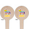 Pinata Birthday Wooden 4" Food Pick - Round - Double Sided - Front & Back