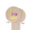 Pinata Birthday Wooden 6" Food Pick - Round - Single Sided - Front & Back