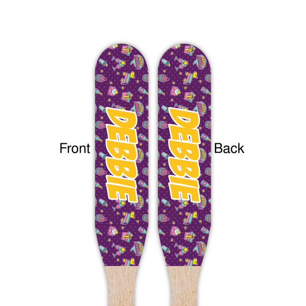 Pinata Birthday Wooden Food Pick - Paddle - Double Sided - Front & Back