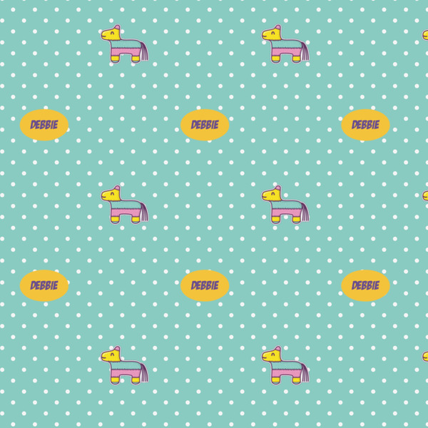 Pinata Birthday Wrapping Paper Square