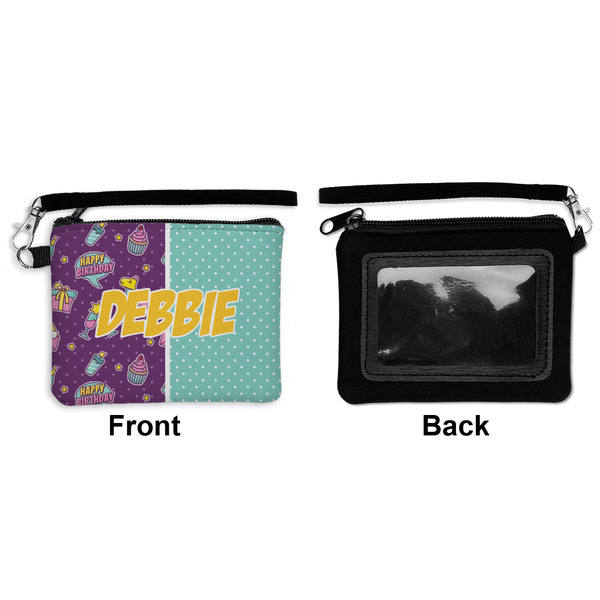Pinata Birthday Wristlet ID Cases - Front & Back